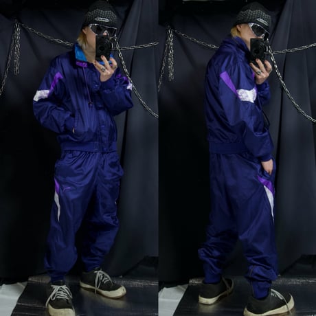 90s~00s PUMA HitUnion Track Suits SetUp Nylon Jacket/Pants