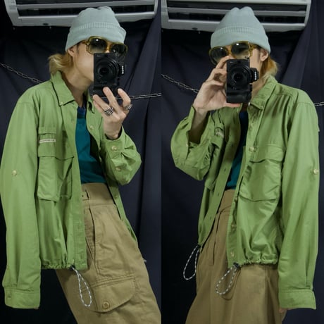 90s ExOfficio Ramake Short Length Box Silhouette Fishing Nylon B/D 2way S/S L/S Shirts Jacket
