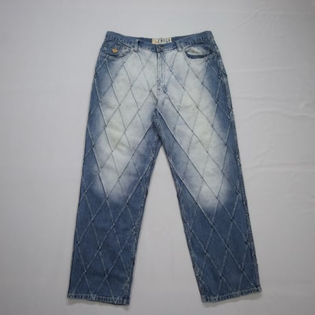 Enyce W40 Panel Seem Switching TSUGIHAGI Baggy Denim
