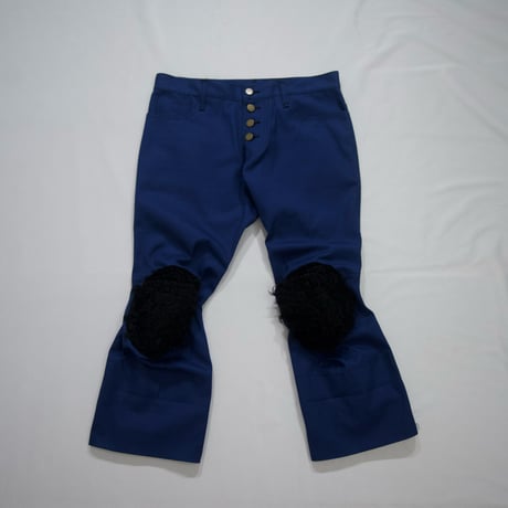 90s Christopher Nemeth Draping Fur Switching Pants