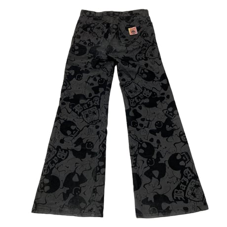 Baja Skull&Smile Semi-Flare Pants