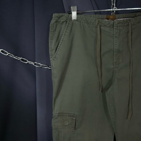 90s momento US ARMY Sampling BDU Cropped Parachute Easy Cargo Pants