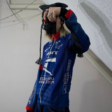 Italy Made TREK Cycling Track Jacket / Sponsor [NIKE,VISA,USPS]