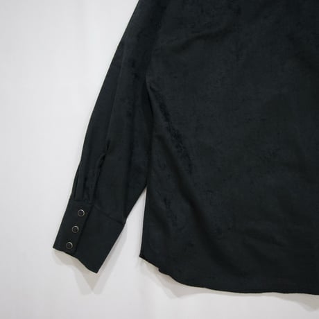 70s H BAR C USA made Fake Suede Buckskin Leather Laceup Pullover Western Shirts
