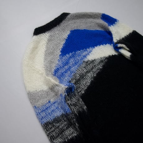 Diesel Made in Italy Abstract Patterns Mohair Knit