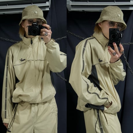 90s~00s PUMA Hit Union Polyester SetUp Track Suits Jacket/Pants