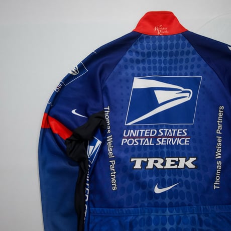 Italy Made TREK Cycling Track Jacket / Sponsor [NIKE,VISA,USPS]
