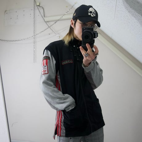 90s~00s Adidas Detachable Vest Track Jacket
