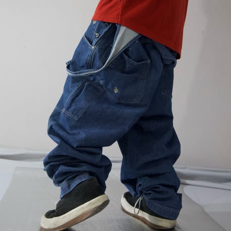ROCAWEAR DoubleKnee Carpenter Baggy Denim Overall