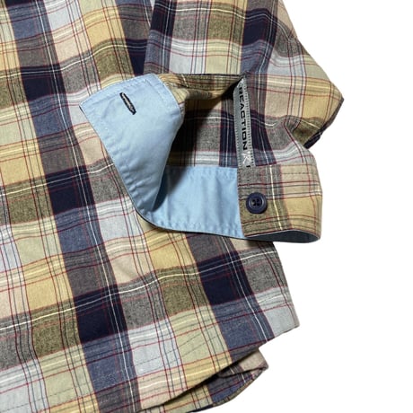REACTION OverSize Check Shirt