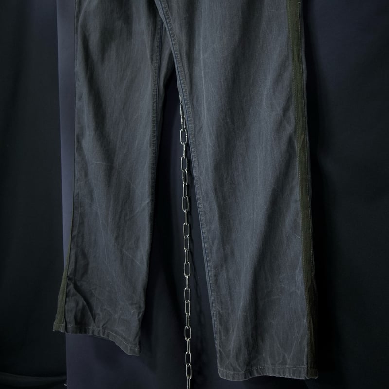 REDAPE Rugged Wash Faded Grayish Black Side Lin