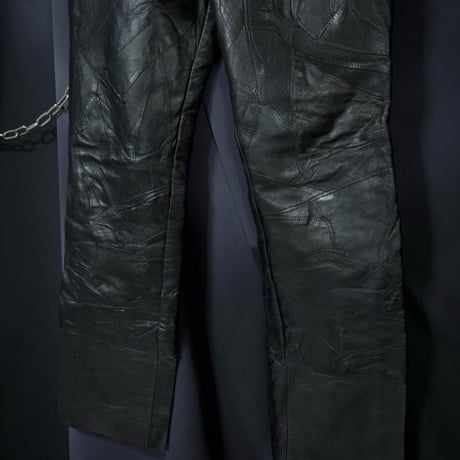 Euro Leather TSUGIHAGI Leather Baggy Pants