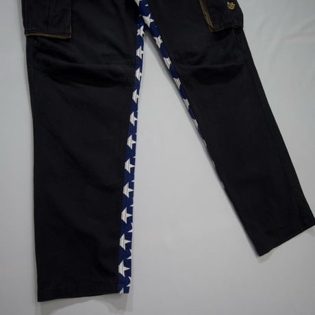 aldies Stars Leopard Ethnic Design Cargo Pants