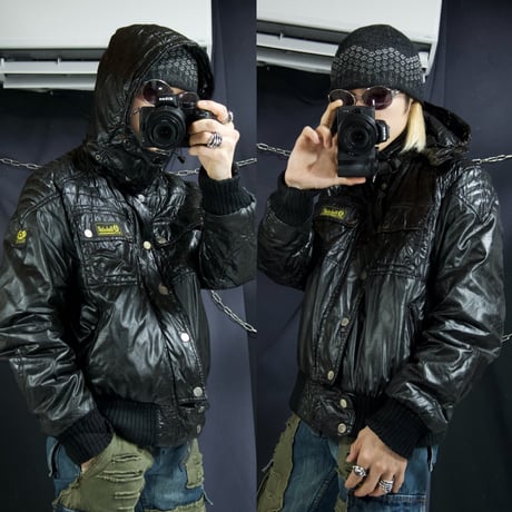 Belstaff England made Pudding PVC Nylon Bomber Jacket/Mountain Hoodie