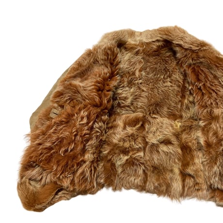 Unknown USED Lamb Leather&Fur Short Jacket