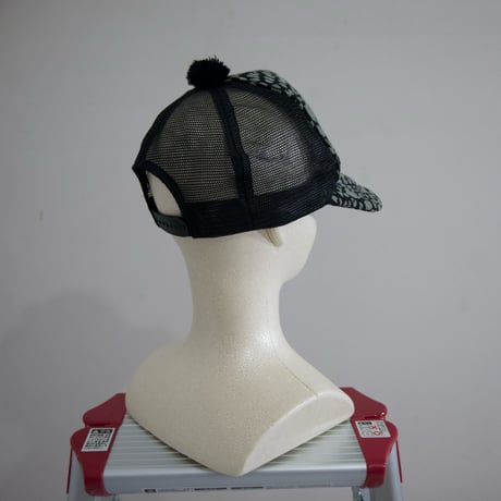 CANDY STRIPER Black Leopards Mesh Cap