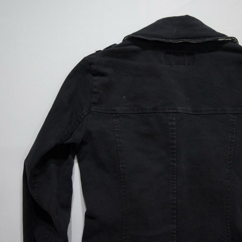 TRIPP NYC Double Breasted Napoleon Jacket / Pea