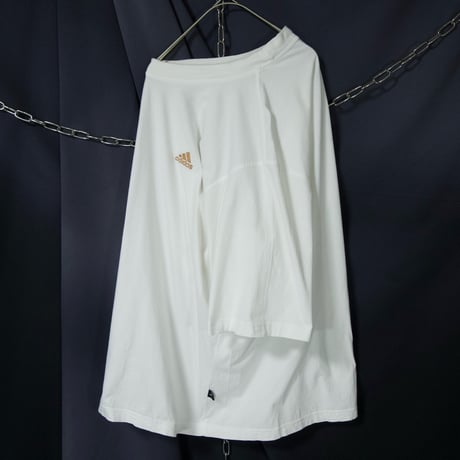 Just 00s Adidas Performance Logo Embroidery Oversize Blank S/S Tee