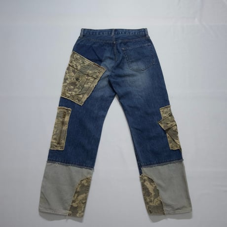 00s PPFM Patchwork Rebuild Denim Pants