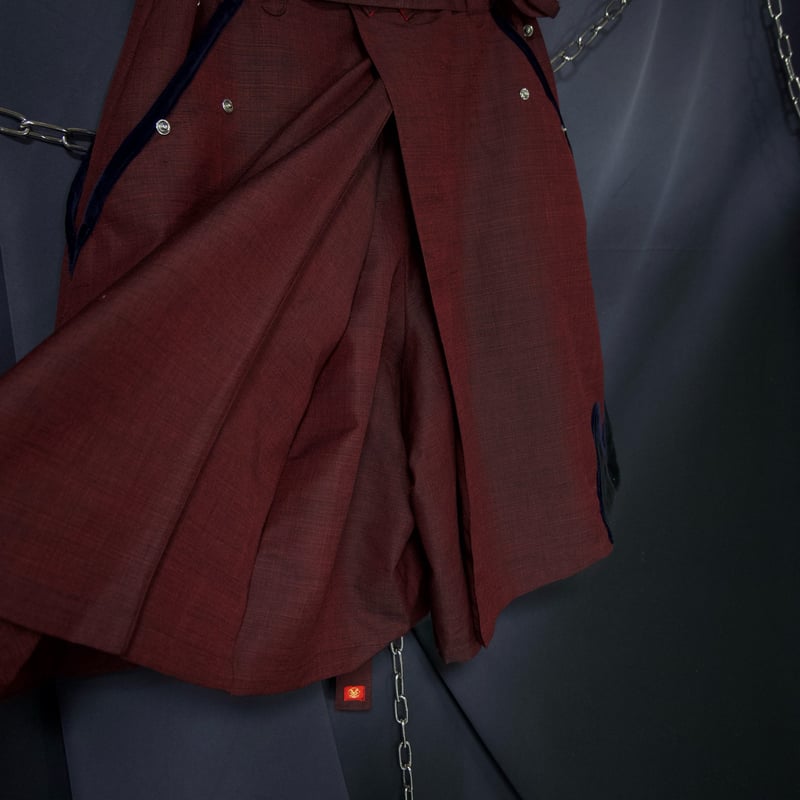 90s TAKUYA ANGEL Velour Switched Wide Pleats Ir