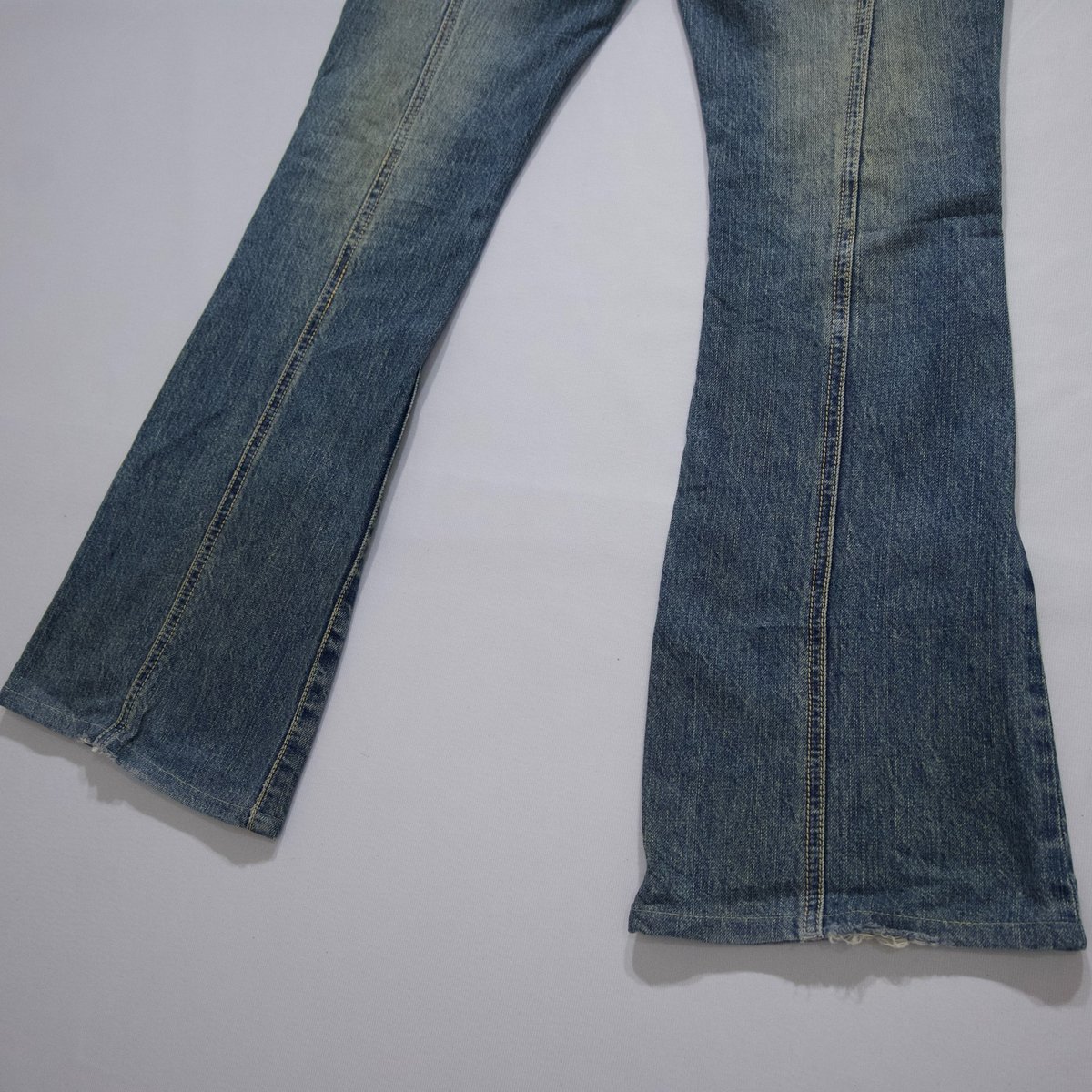 MORGAN HOMME Vintage Wash Design Flare Denim Pa Morgan Homme Super 