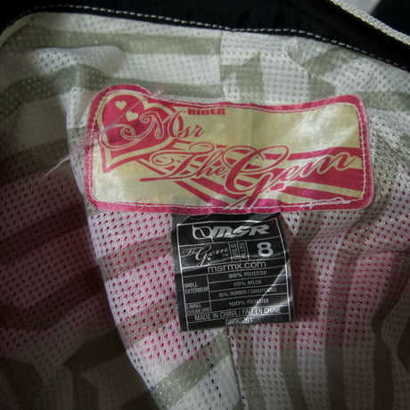MSRMX 2Way Detachable Gimmick Heart Design Racing Motorcycle Pants