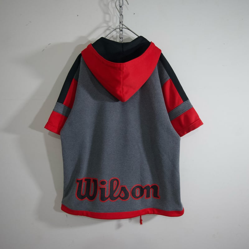 90s Wilson Hit Union Half Zip S/S Hoodie | HOW 90s Wilson Hit Union Half Zip S/S Hoodie | HOW