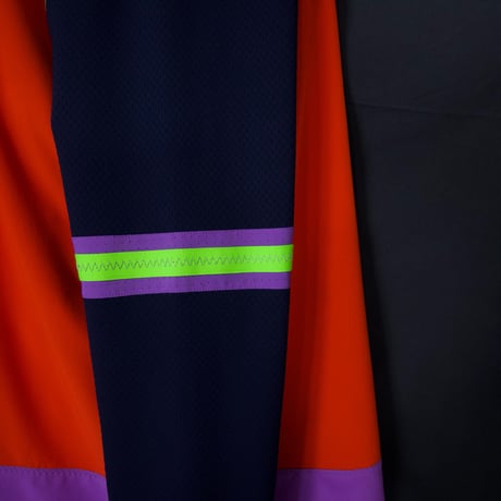 NIKE “Sports Cyber” Acid Psychedelic Color Pocket Gimmick RaglanSleeve L/S Tee