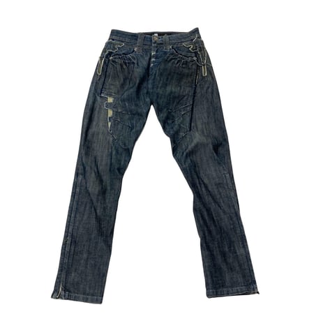 00s Marithe Francois Girbaud Design Denim Pants