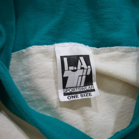 90s LA SPORTS USA made S/S Design Hoodie