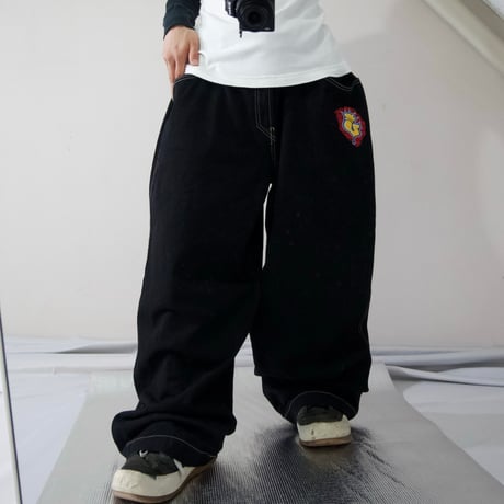 JNCO USA made Embroidery Baggy Denim
