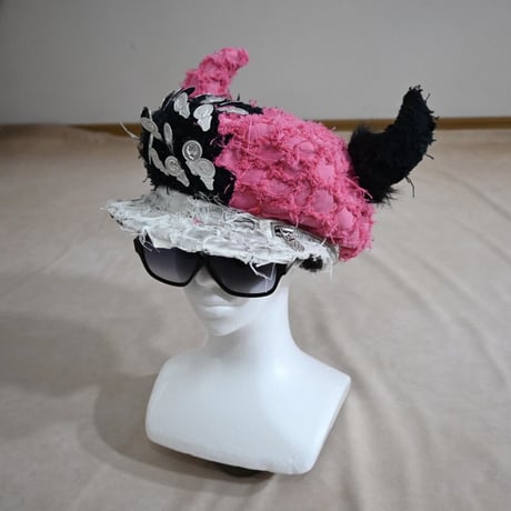 GYAKU_SOU Original Custom BigHornCasquette