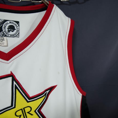 METAL MULISHA×ROCK STAR Skull Embroidery Sleeveless Tee