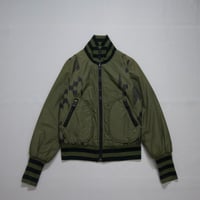 DIESEL Graphic Highneck Bomber Jacket