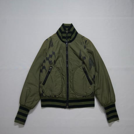 DIESEL Graphic Highneck Bomber Jacket