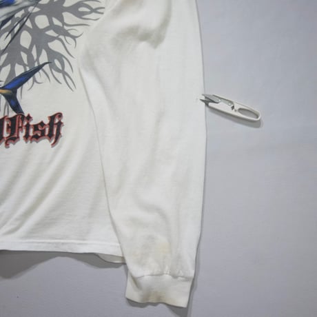 USA Made HotFish Hardcore Skater Tribal SailFish Design L/S Tee