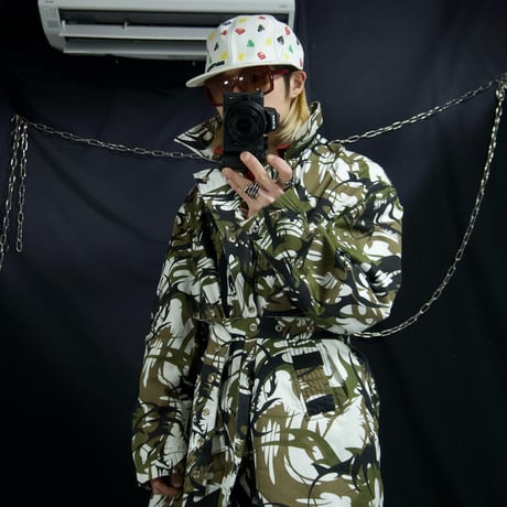 Diesel Reversibile Tribal Camo Fishtail Mods Coat