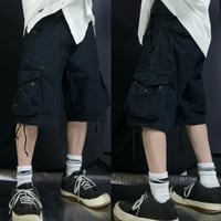 Late00s~ 55DSL Unique Design StitchWork etc.. Parachute Cargo Pants/Shorts