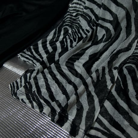 Euro USED Zebra Patterns Sheer L/S Shirts