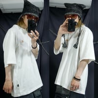 Just 00s Adidas Performance Logo Embroidery Oversize Blank S/S Tee