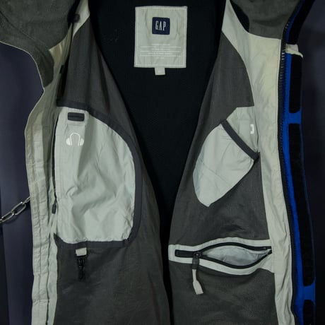 00s c2004 Spring GAP Gimmick Nylon Jacket / Mountain Hoodie