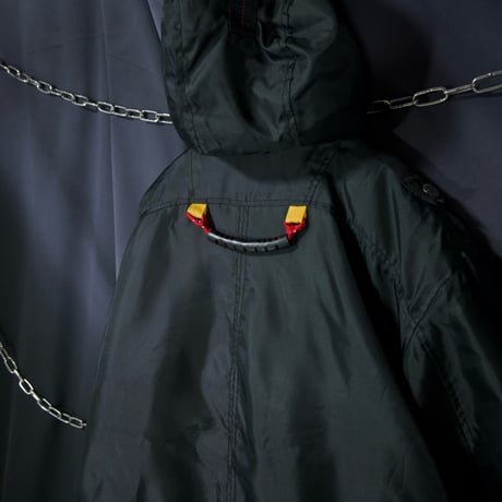 Tommy Hilfiger Multi Zipper&Pockets HighGimmick Parachute Padding Flight Jacket/Mountain Hoodie