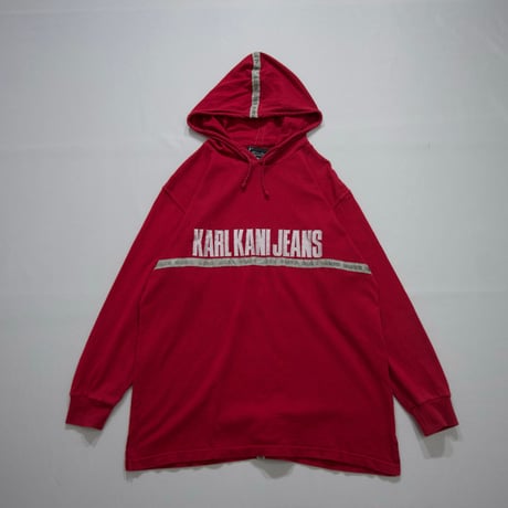 Karl Kani Jeans Embroidery & TapeLine L/S Hoodie Tee