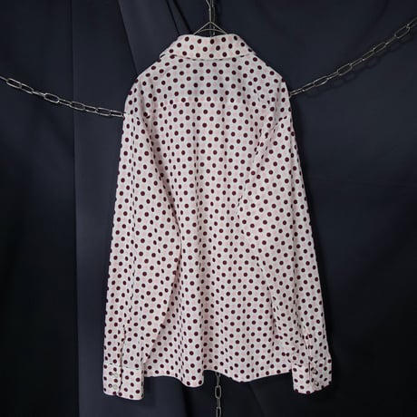 DI PELLINI ROMA PolkaDot L/S Fake Clerical L/S Shirts