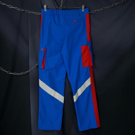 Euro Work Desdstock “DORAEMON ULTLAMAN Color” Reflector Cyber Switching Cargo Pants