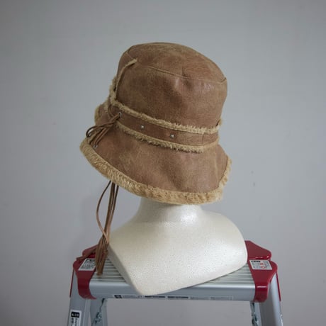 USED PU Leather Safari Hat