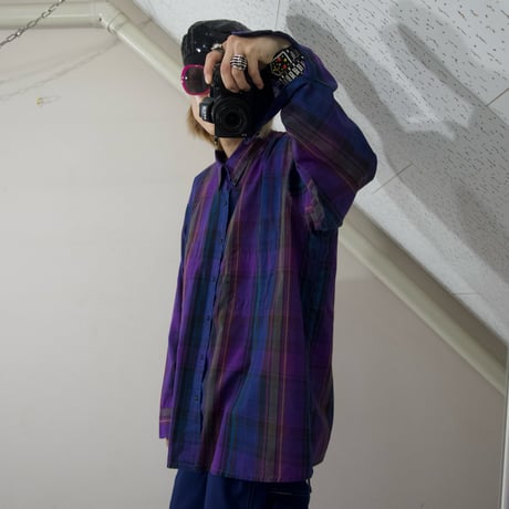 90s EDITIONS by VAN HEUSEN Tartan Check “Punk Spice” L/S BD Shirts