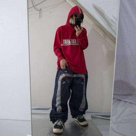 Karl Kani Jeans Embroidery & TapeLine L/S Hoodie Tee