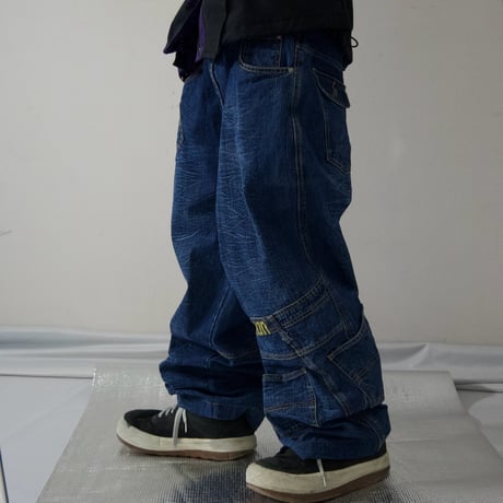 noiz JEANS Rebuild Patchwork Baggy Denim
