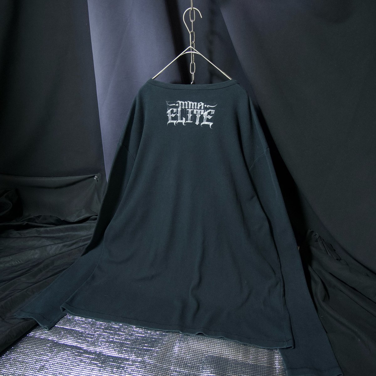 MMA ELITE Cross Skull Graphics Thermal L/S Tee
